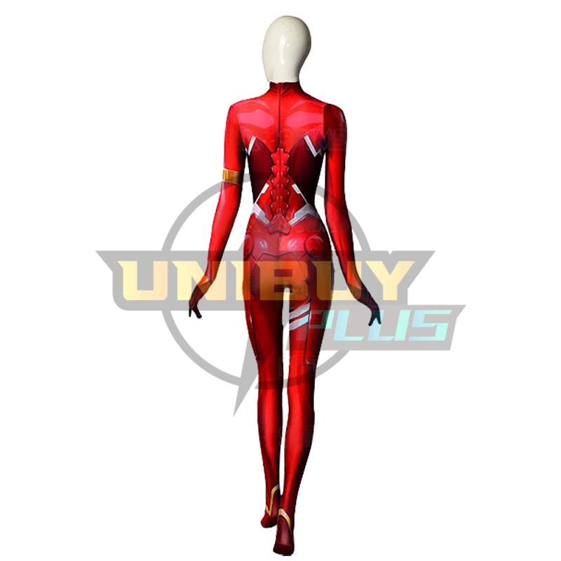 Darling in the Franxx Zero Two Costume Cosplay Suit Bodysuit For Kids Adult Unibuyplus