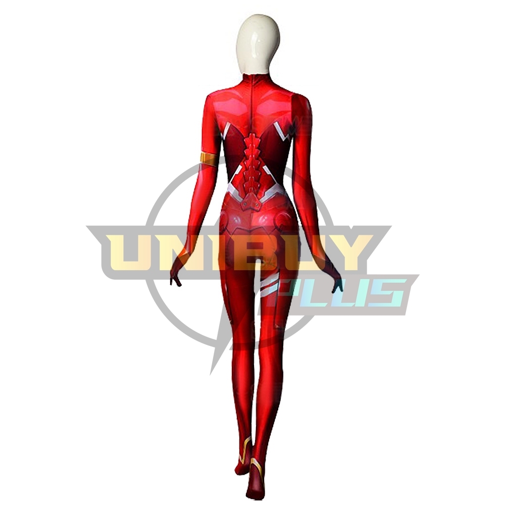Darling in the Franxx Zero Two Costume Cosplay Suit Bodysuit For Kids Adult Unibuyplus