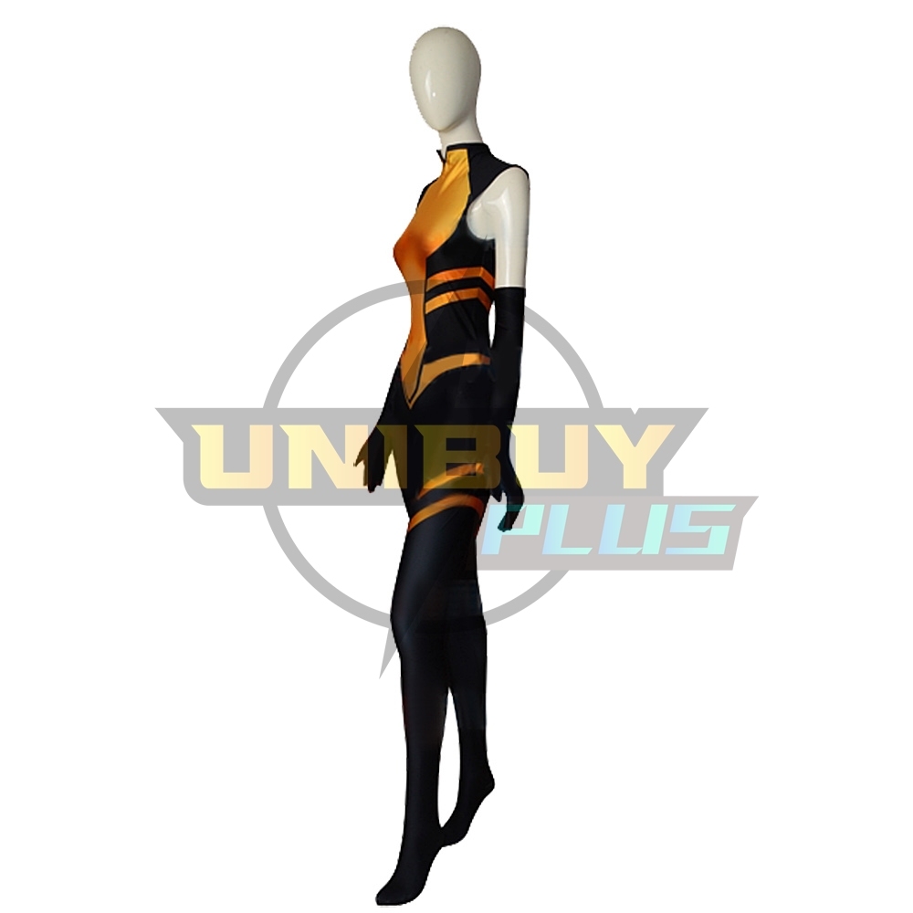 Justice League: Crisis on Two Earths Mari Jiwe McCabe Costume Cosplay Suit Bodysuit For Kids Adult Unibuyplus