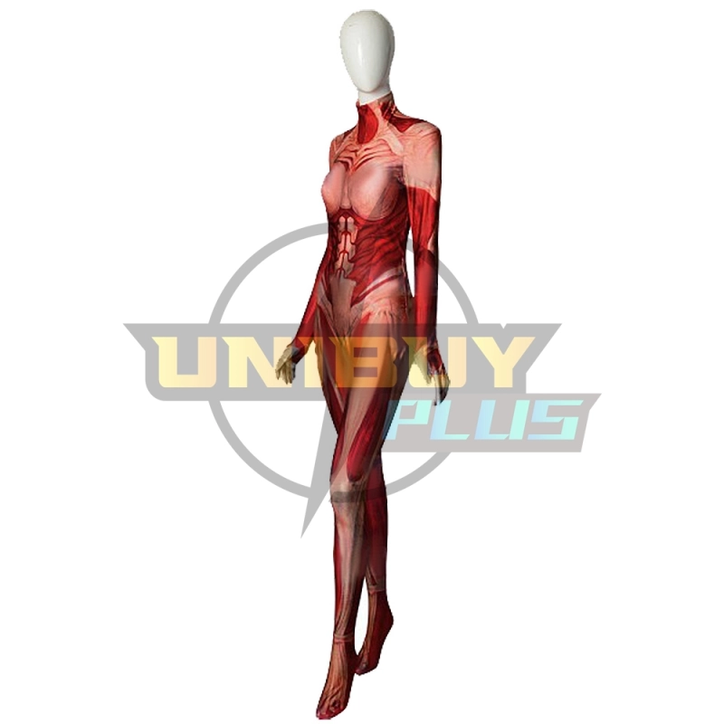Attack on Titan Annie Leonhart Costume Cosplay Suit Bodysuit For Kids Adult Unibuyplus