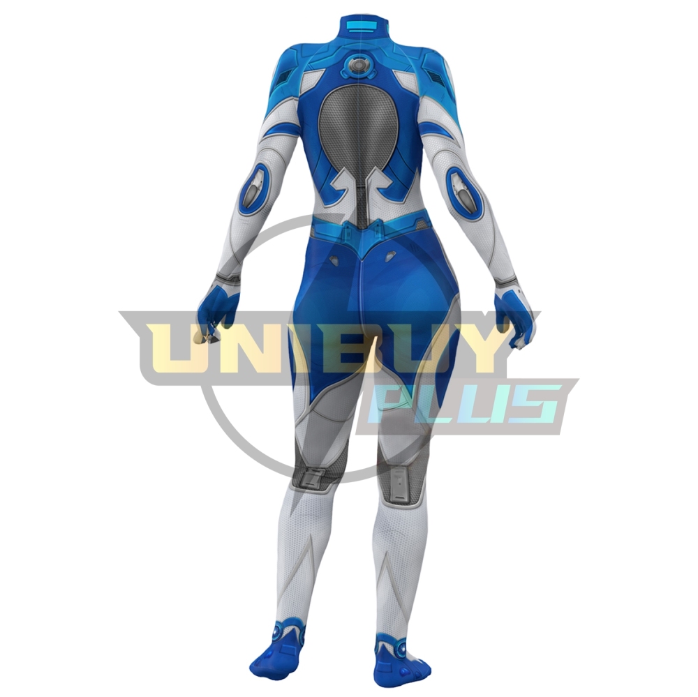 Fantastic Four	Invisible Woman Costume Cosplay Suit Bodysuit For Kids Adult Unibuyplus