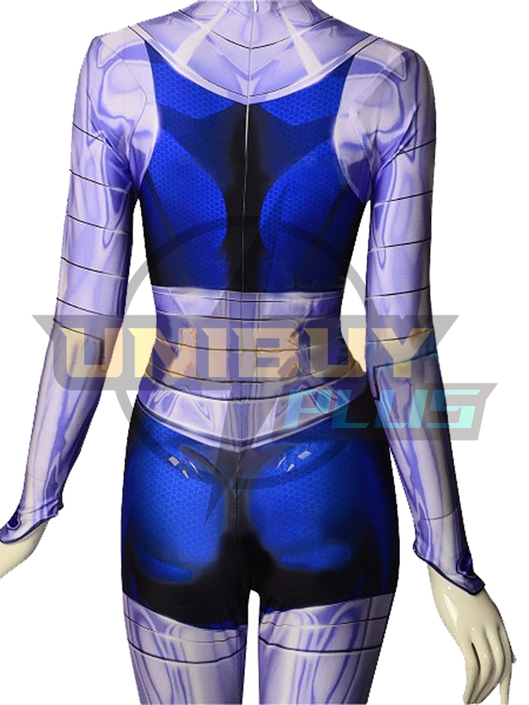 Teen Titans Blackfire Costume Cosplay Suit Bodysuit For Kids Adult Unibuyplus