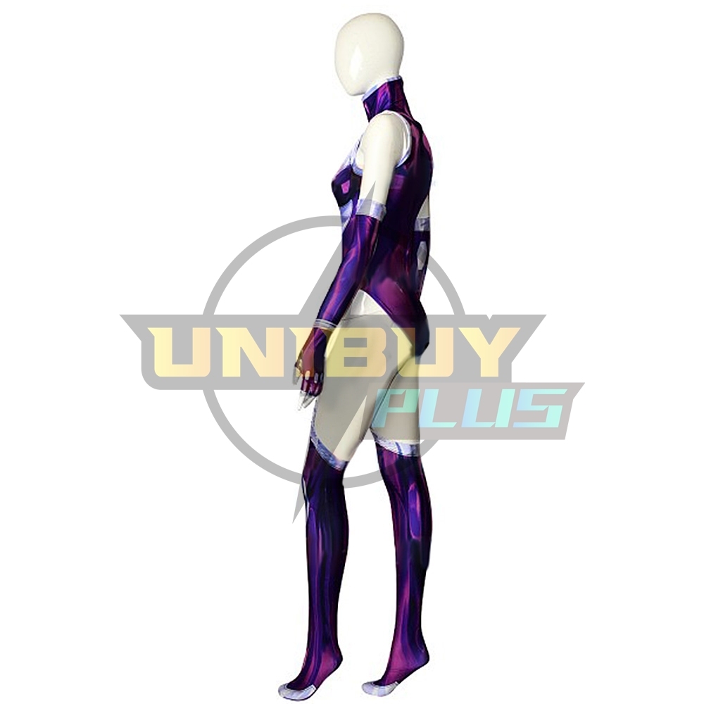 Teen Titans Blackfire Costume Cosplay Suit Swimsuit For Kids Adult Unibuyplus