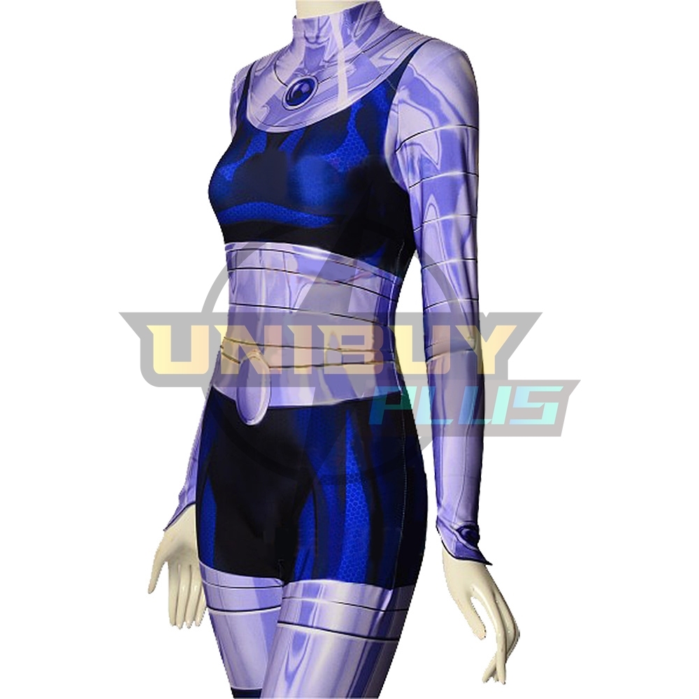 Teen Titans Blackfire Costume Cosplay Suit Bodysuit For Kids Adult Unibuyplus
