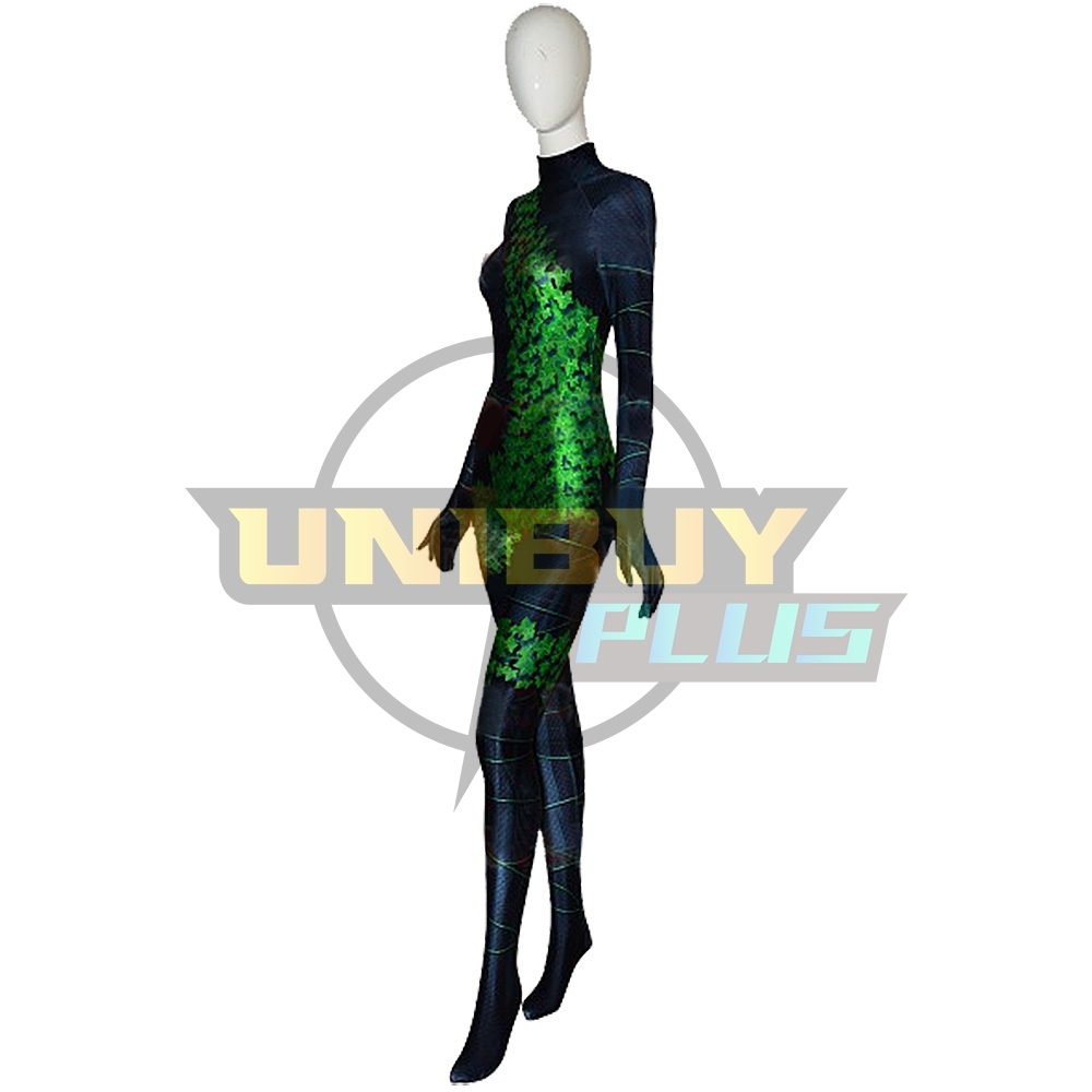 Birds of Prey Poison Ivy Costume Cosplay Suit Bodysuit For Kids Adult Unibuyplus