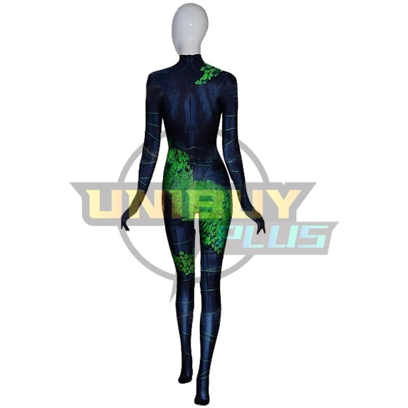 Birds of Prey Poison Ivy Costume Cosplay Suit Bodysuit For Kids Adult Unibuyplus