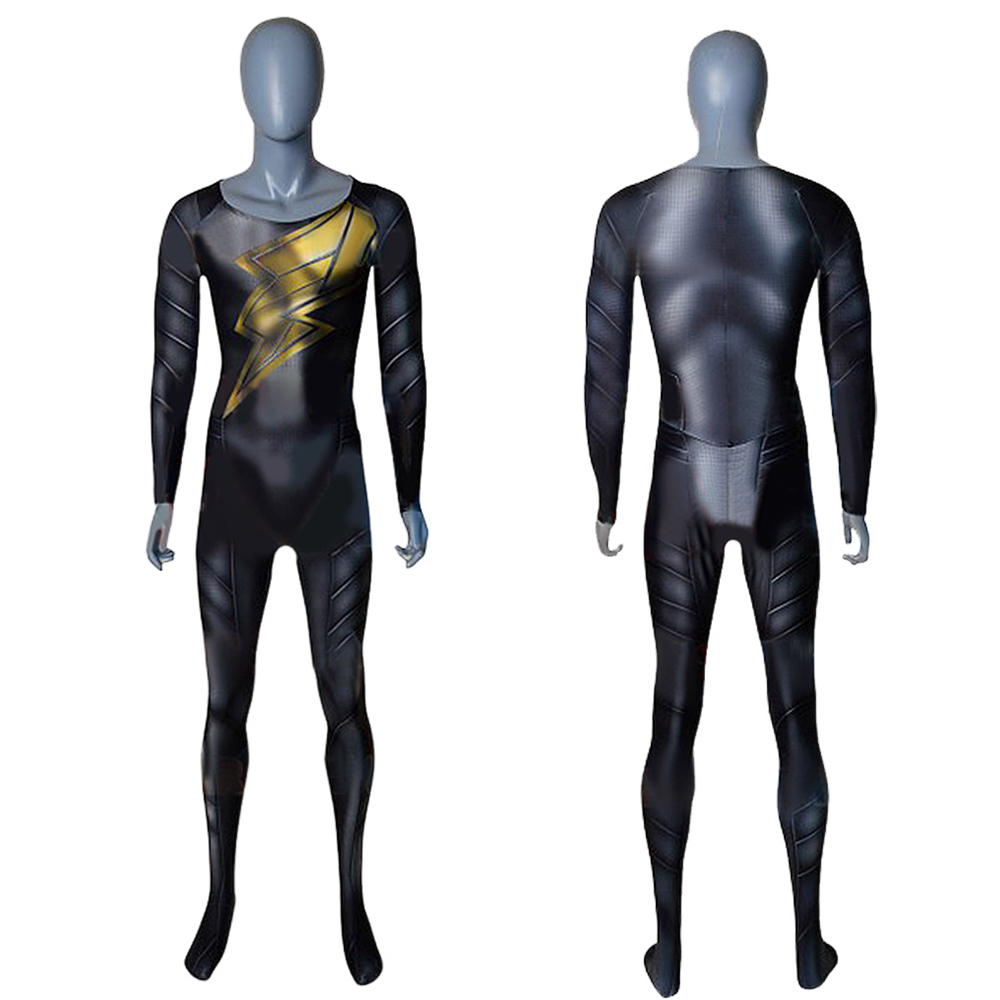 Injustice 2 Black Adam Costume Cosplay Suit Bodysuit For Kids Adult Unibuyplus