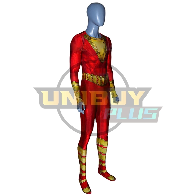Shazam!	Billy Batson Costume Cosplay Suit Bodysuit For Kids Adult Unibuyplus