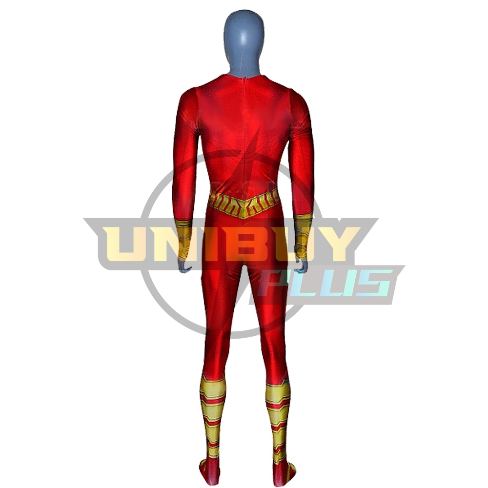 Shazam!	Billy Batson Costume Cosplay Suit Bodysuit For Kids Adult Unibuyplus