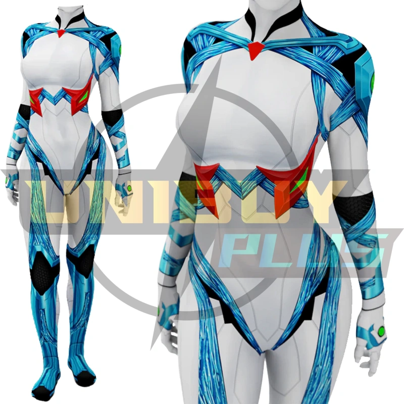 Metroid Samus Aran Costume Cosplay Suit Bodysuit For Kids Adult Unibuyplus