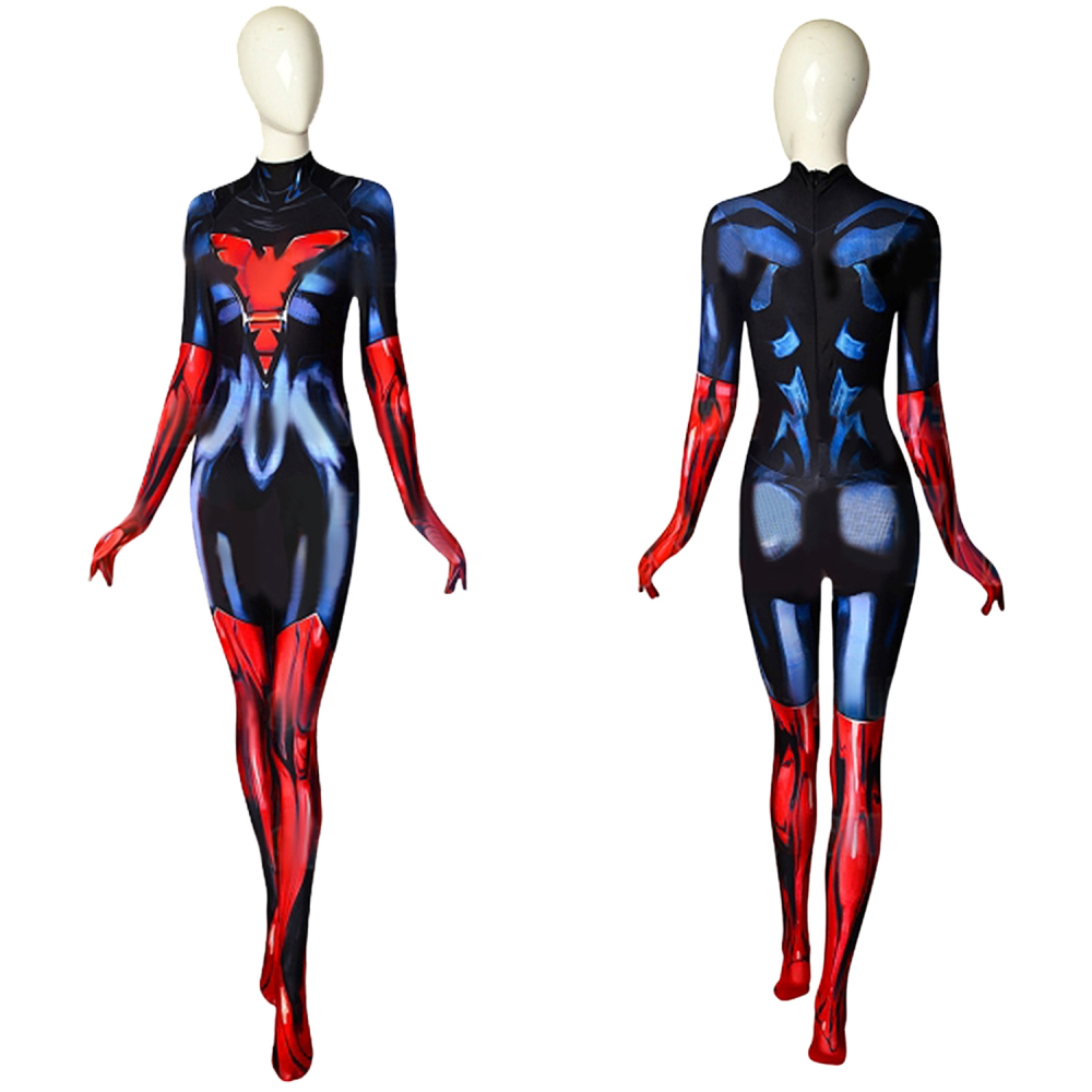 X-Men Jean Grey-Summers Costume Cosplay Suit Bodysuit For Kids Adult Unibuyplus