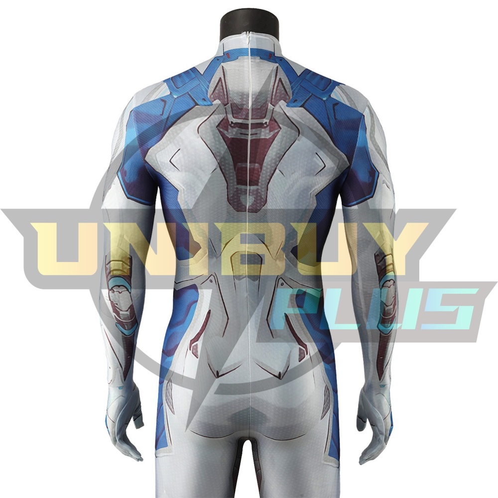 Marvel Rivals Mister Fantastic Costume Cosplay Suit Bodysuit For Kids Adult Unibuyplus