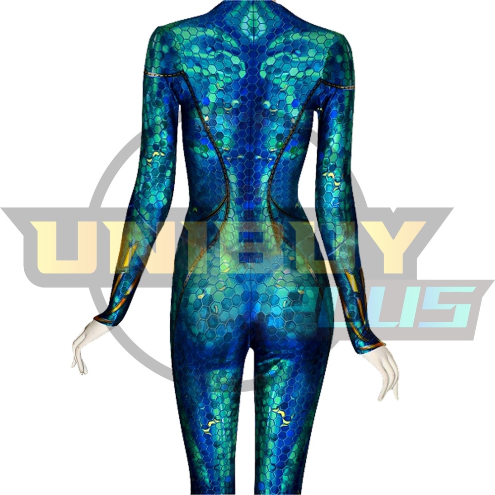 Aquaman	Mera Costume Cosplay Suit Bodysuit For Kids Adult Unibuyplus