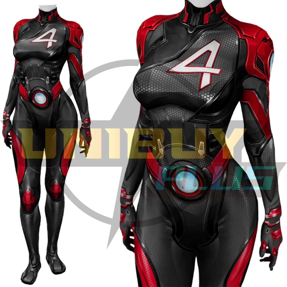 Marvel Rivals Invisible Woman 005 Costume Cosplay Suit Bodysuit For Kids Adult Unibuyplus