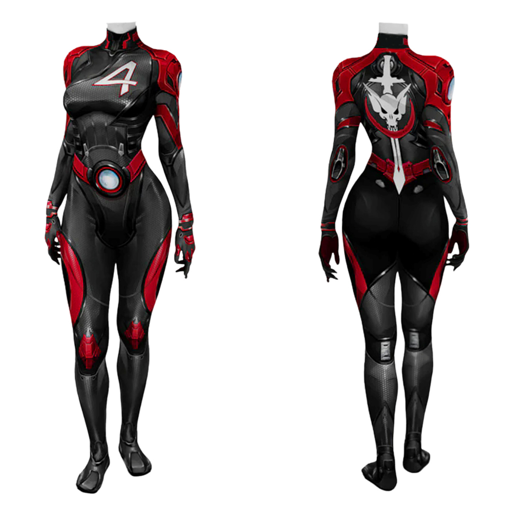 Marvel Rivals Invisible Woman 005 Costume Cosplay Suit Bodysuit For Kids Adult Unibuyplus