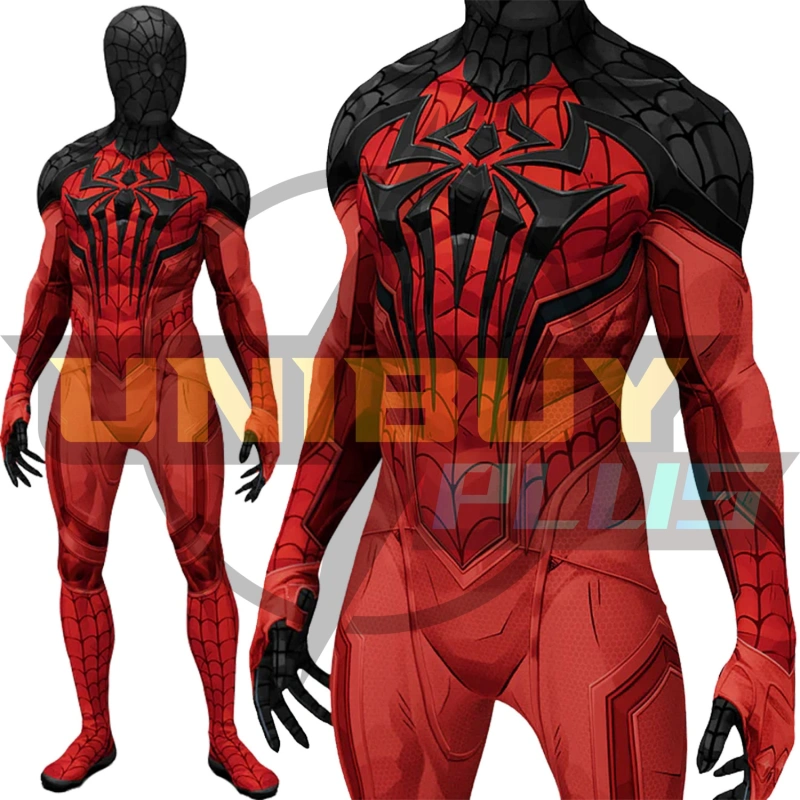 Marvel Rivals Scarlet Spider Costume Cosplay Suit Bodysuit For Kids Adult Unibuyplus