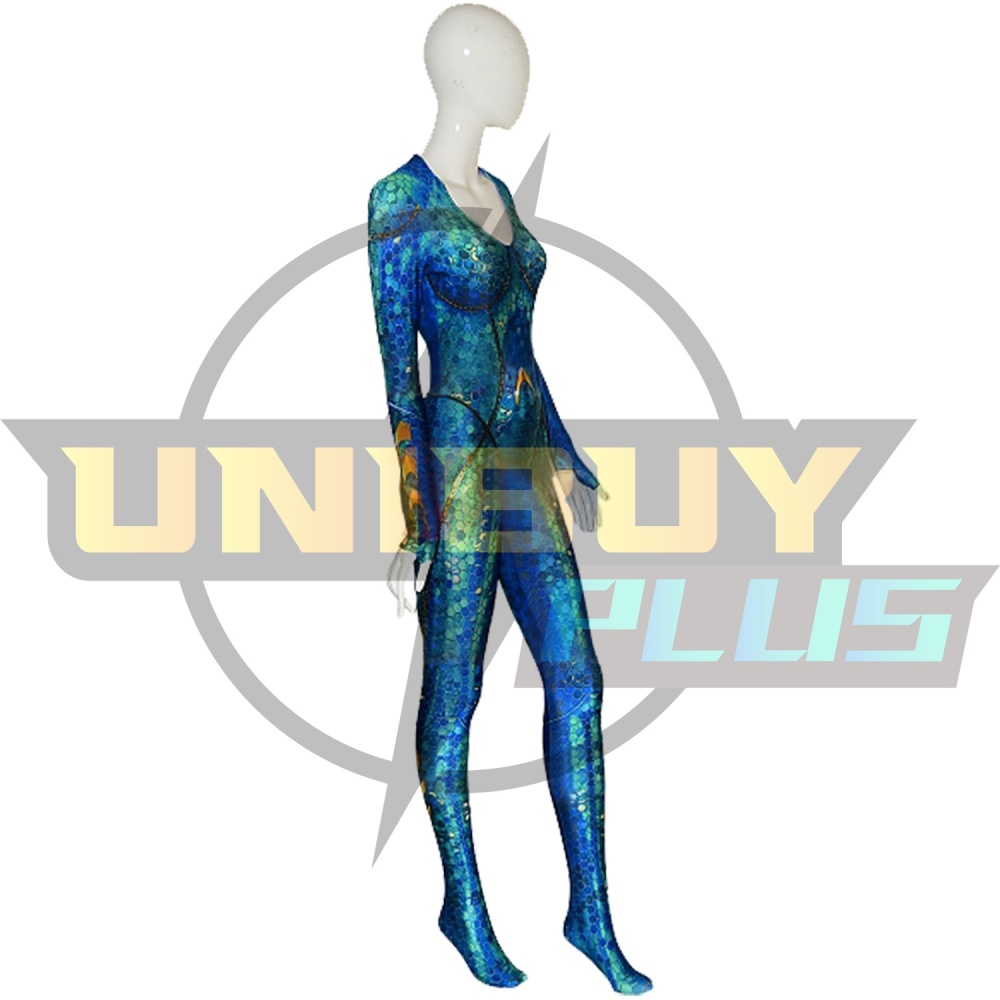 Aquaman	Mera Costume Cosplay Suit Bodysuit For Kids Adult Unibuyplus