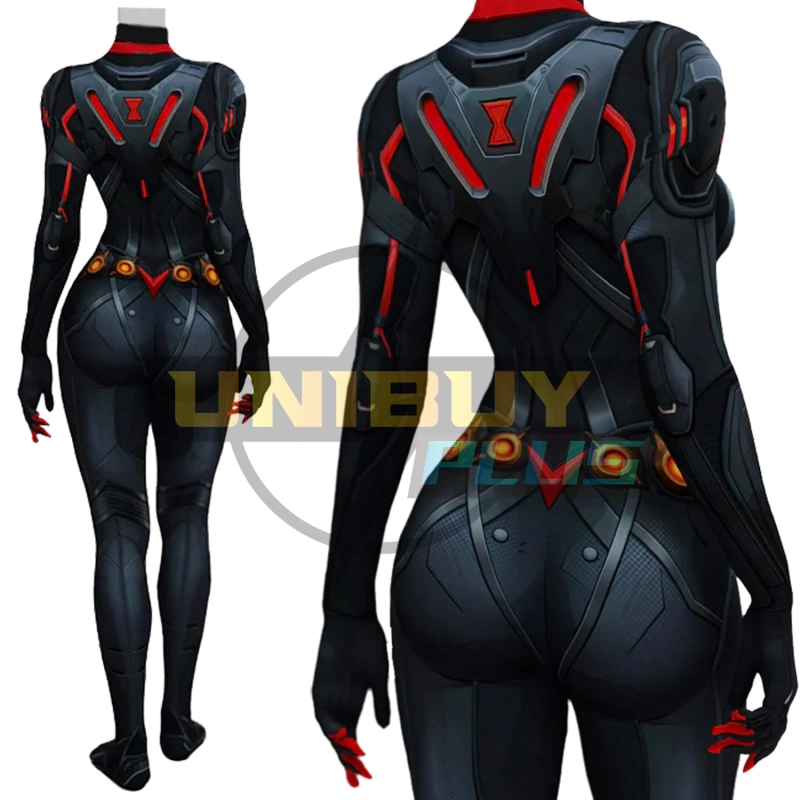 Marvel Rivals Black Widow Costume Cosplay Suit Bodysuit For Kids Adult Unibuyplus
