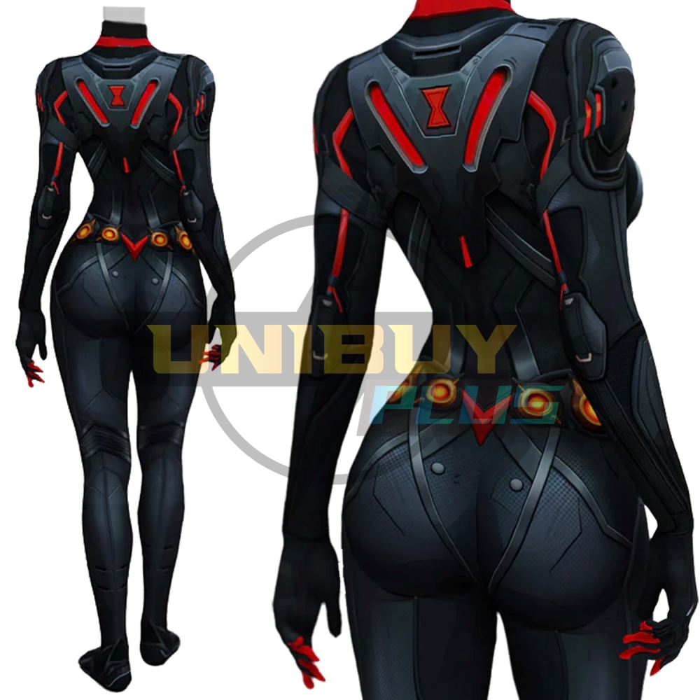 Marvel Rivals Black Widow Costume Cosplay Suit Bodysuit For Kids Adult Unibuyplus
