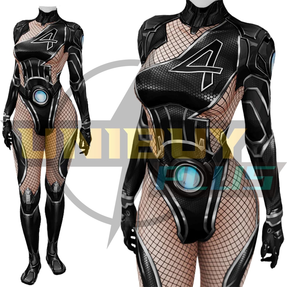 Marvel Rivals Invisible Woman 006 Costume Cosplay Suit Bodysuit For Kids Adult Unibuyplus