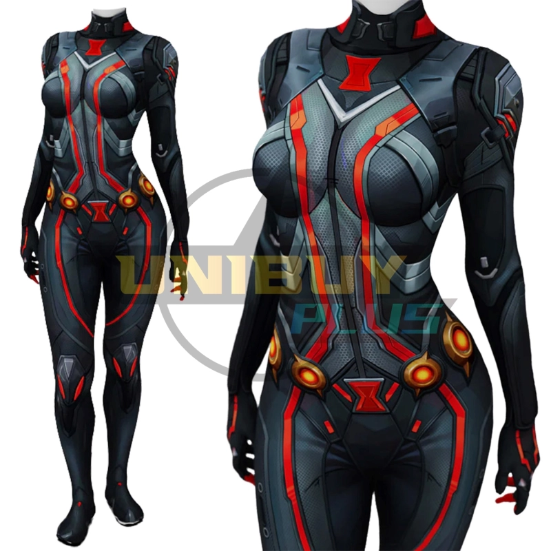Marvel Rivals Black Widow Costume Cosplay Suit Bodysuit For Kids Adult Unibuyplus