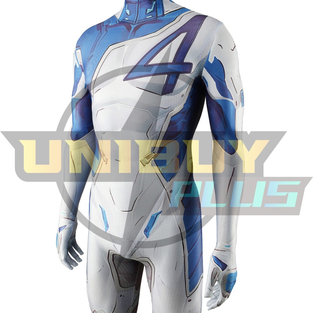 Marvel Rivals Mister Fantastic Costume Cosplay Suit Bodysuit For Kids Adult Unibuyplus