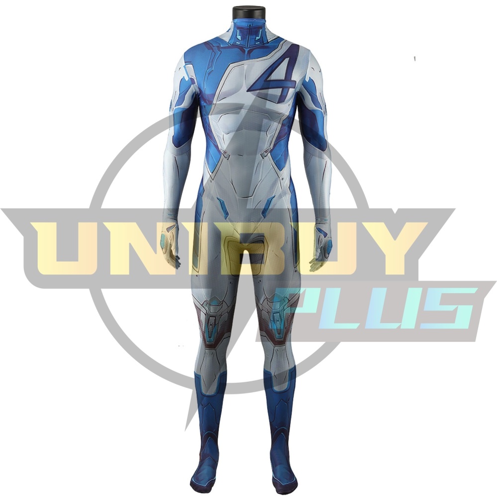 Marvel Rivals Mister Fantastic Costume Cosplay Suit Bodysuit For Kids Adult Unibuyplus