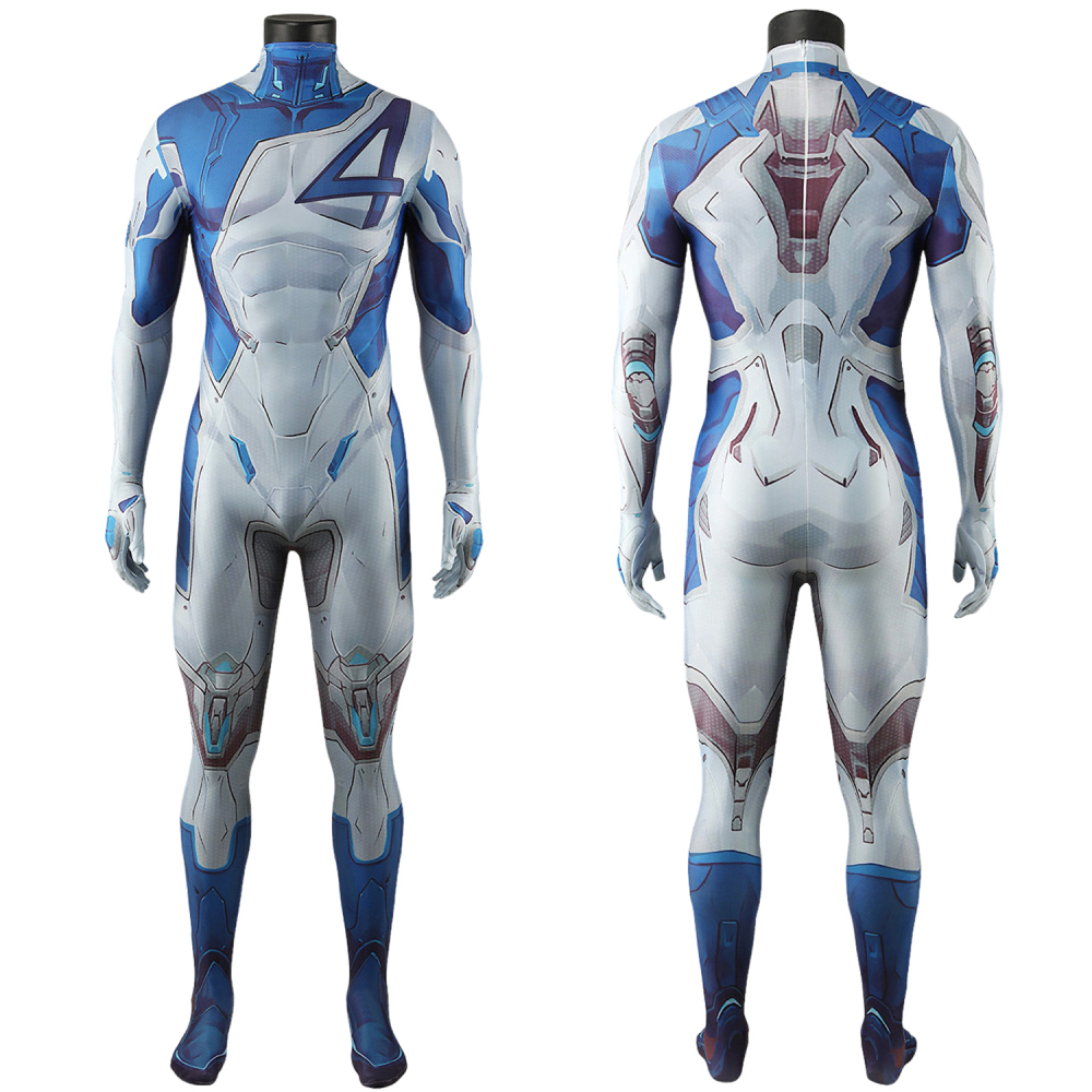 Marvel Rivals Mister Fantastic Costume Cosplay Suit Bodysuit For Kids Adult Unibuyplus