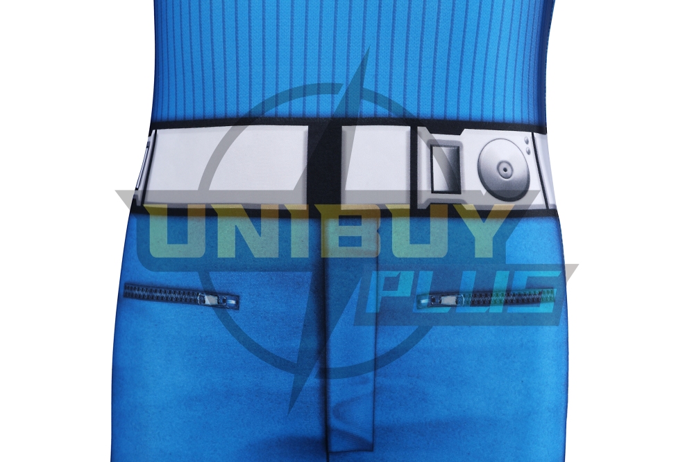 The Fantastic Four：First Steps Human Torch Kid Suit Costume Cosplay Johnny Storm Bodysuit Unibuy