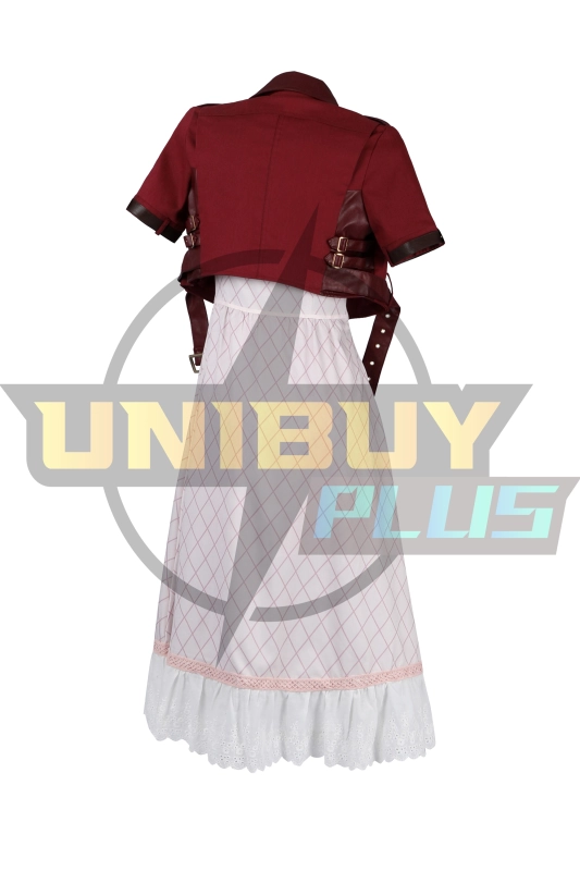 Crisis Core: Final Fantasy VII Aerith Gainsborough Dress Costume Cosplay Suit Unibuyplus