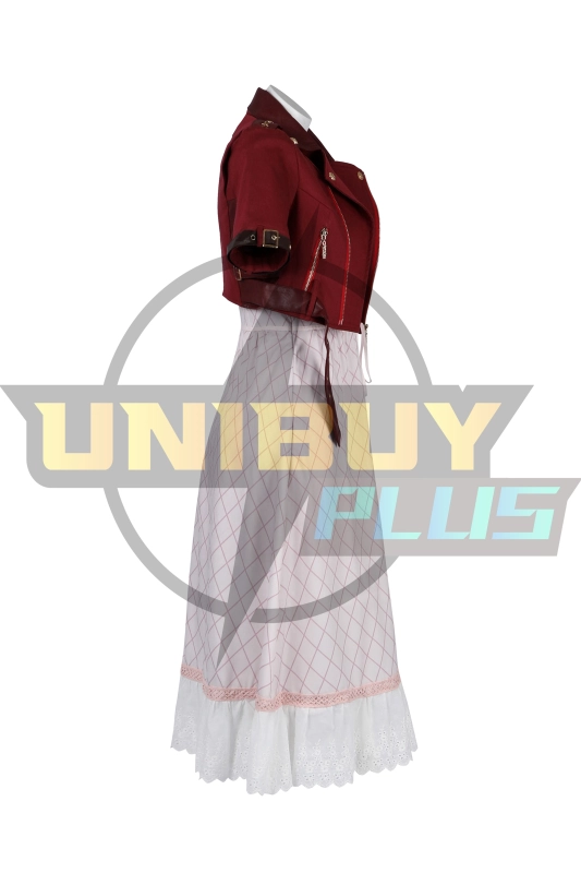 Crisis Core: Final Fantasy VII Aerith Gainsborough Dress Costume Cosplay Suit Unibuyplus