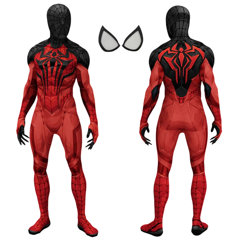 Marvel Rivals Scarlet Spider Costume Cosplay Suit Bodysuit For Kids Adult Unibuyplus