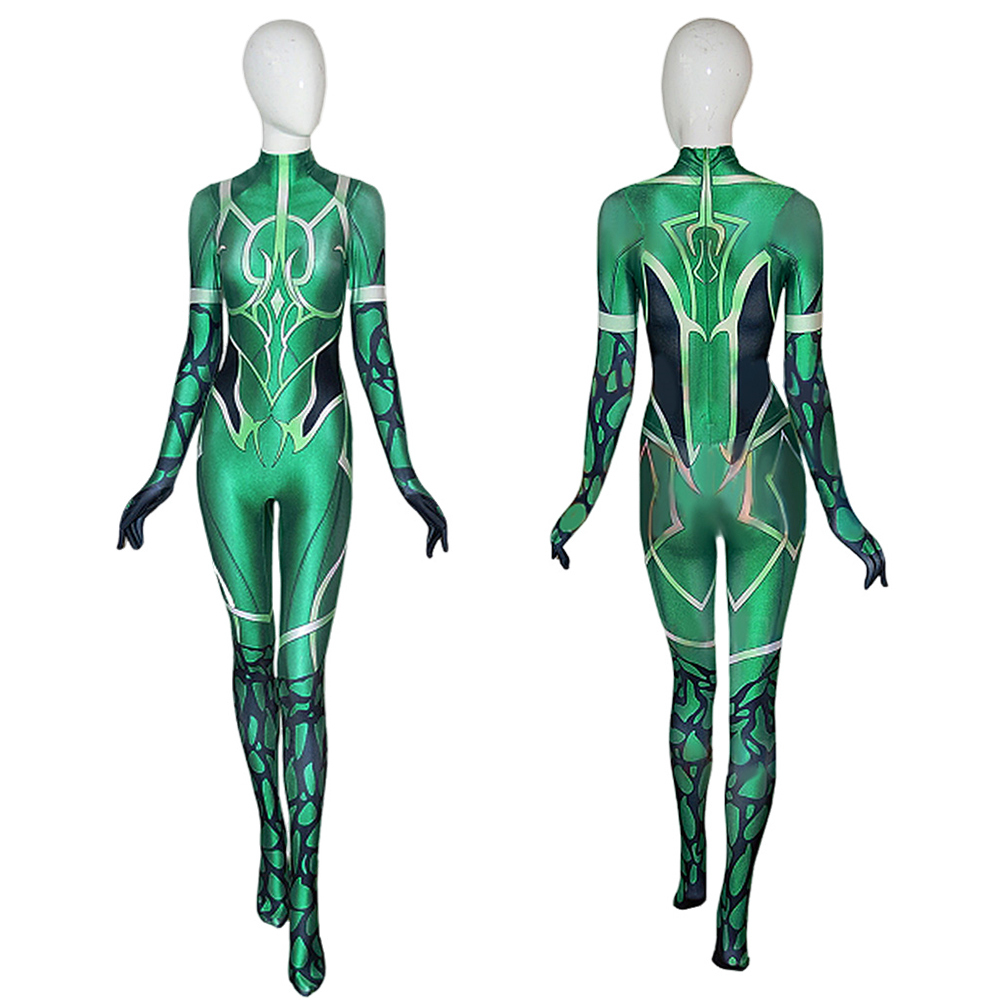 Marvel Ultimate Alliance 3: The Black Order Hela Costume Cosplay Suit Bodysuit For Kids Adult Unibuyplus