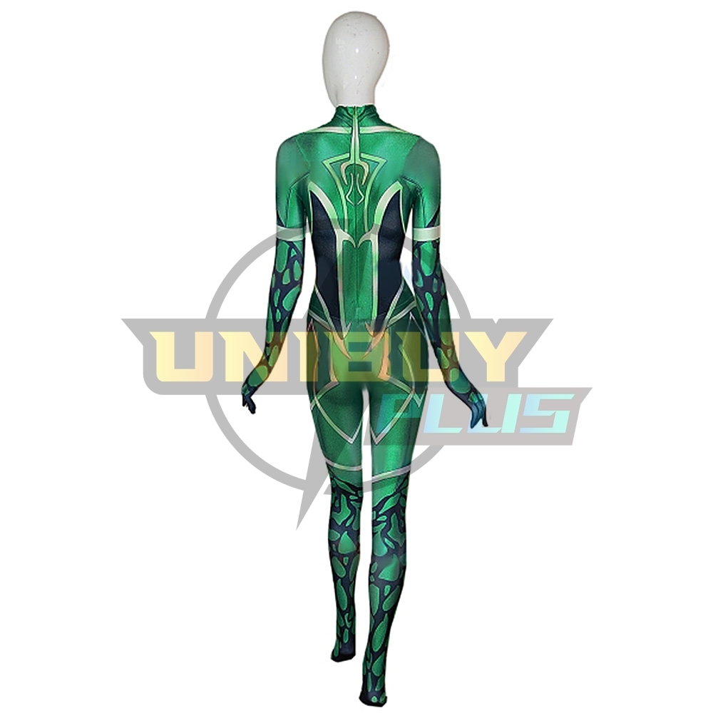 Marvel Ultimate Alliance 3: The Black Order Hela Costume Cosplay Suit Bodysuit For Kids Adult Unibuyplus