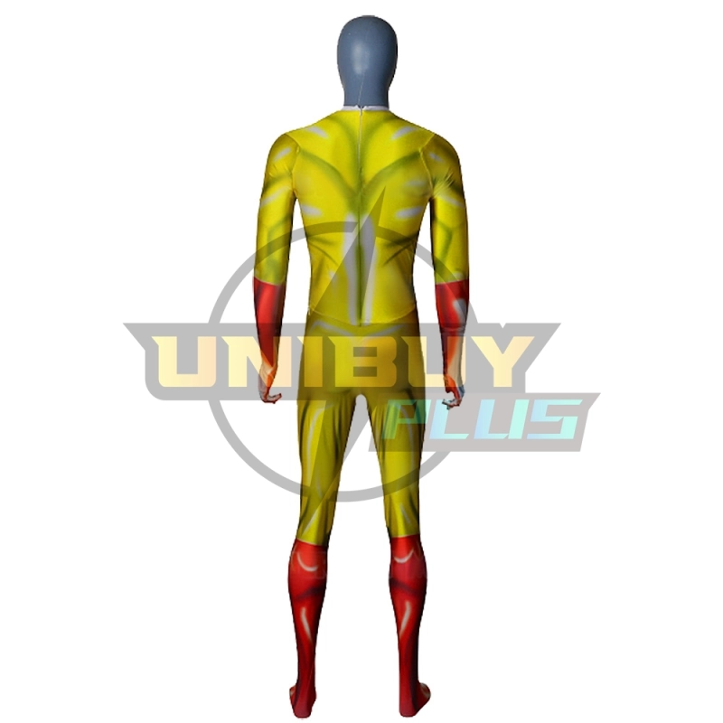 One-Punch Man Saitama Costume Cosplay Suit Bodysuit For Kids Adult Unibuyplus