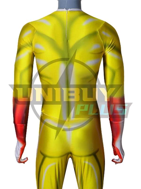 One-Punch Man Saitama Costume Cosplay Suit Bodysuit For Kids Adult Unibuyplus