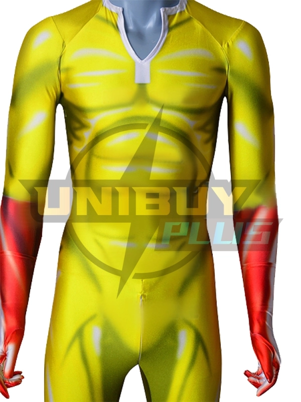 One-Punch Man Saitama Costume Cosplay Suit Bodysuit For Kids Adult Unibuyplus