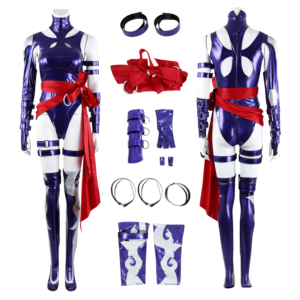 Marvel Rivals Psylocke Costume Cosplay Suit Elizabeth "Betsy" Braddock Unibuyplus