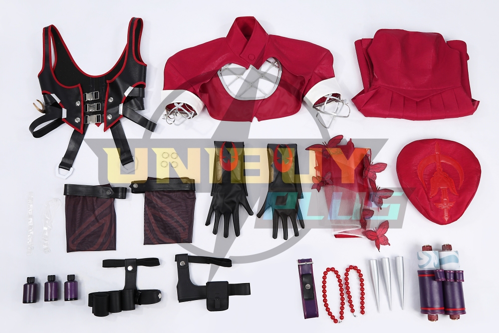 Marvel Rivals Psylocke Costume Cosplay Suit Blood Kariudo Unibuyplus