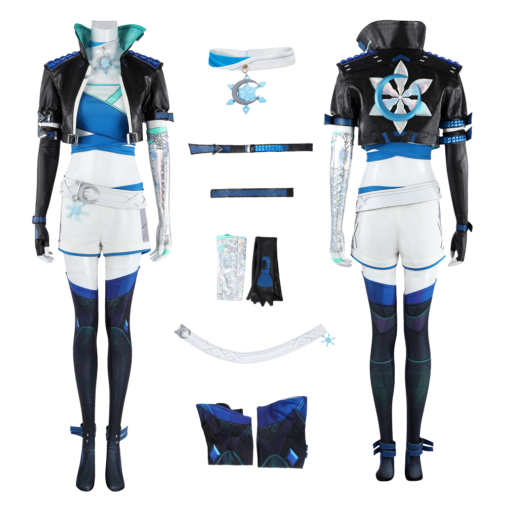 Marvel Rivals Luna Snow Costume Cosplay Suit Seol Hee Unibuyplus
