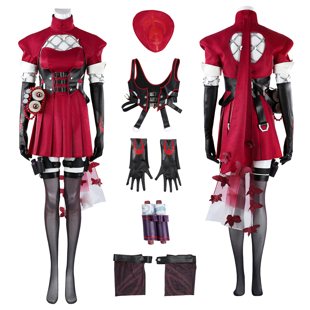 Marvel Rivals Psylocke Costume Cosplay Suit Blood Kariudo Unibuyplus