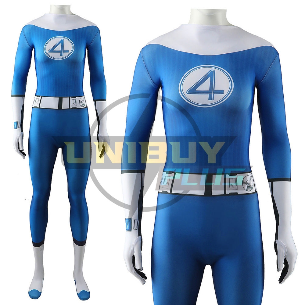 The Fantastic Four: First Steps Invisible Woman Costume Cosplay Suit Susan Storm Bodysuit For Kids Adult Unibuyplus