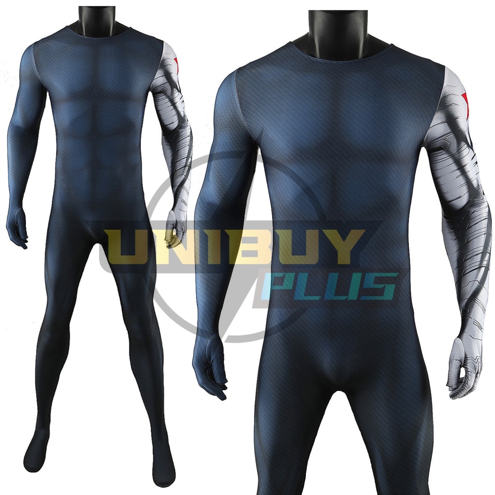 Captain America: The Winter Soldier Costume Cosplay Suit Bucky Barnes Bodysuit For Kids Adult Unibuyplus