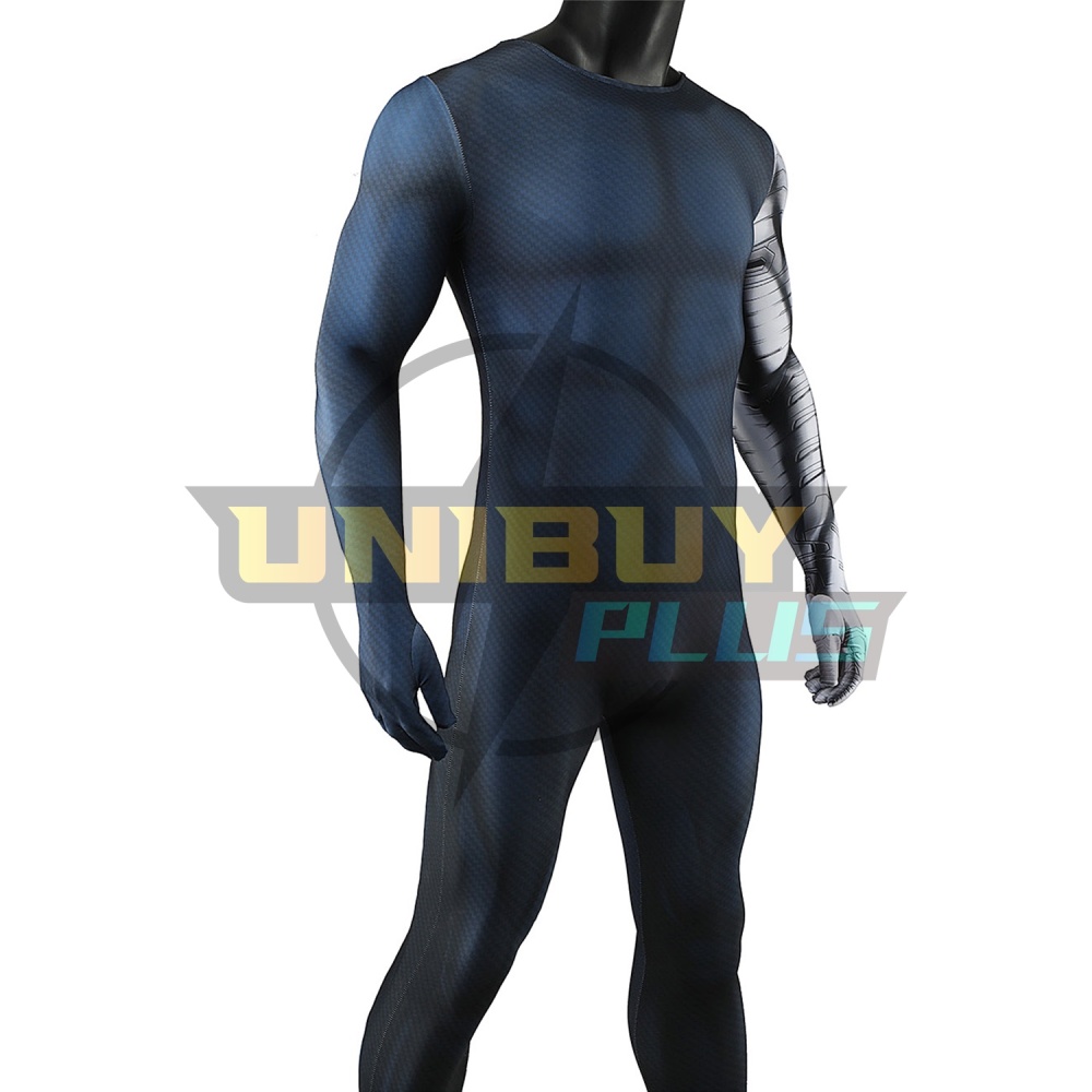 Captain America: The Winter Soldier Costume Cosplay Suit Bucky Barnes Bodysuit For Kids Adult Unibuyplus
