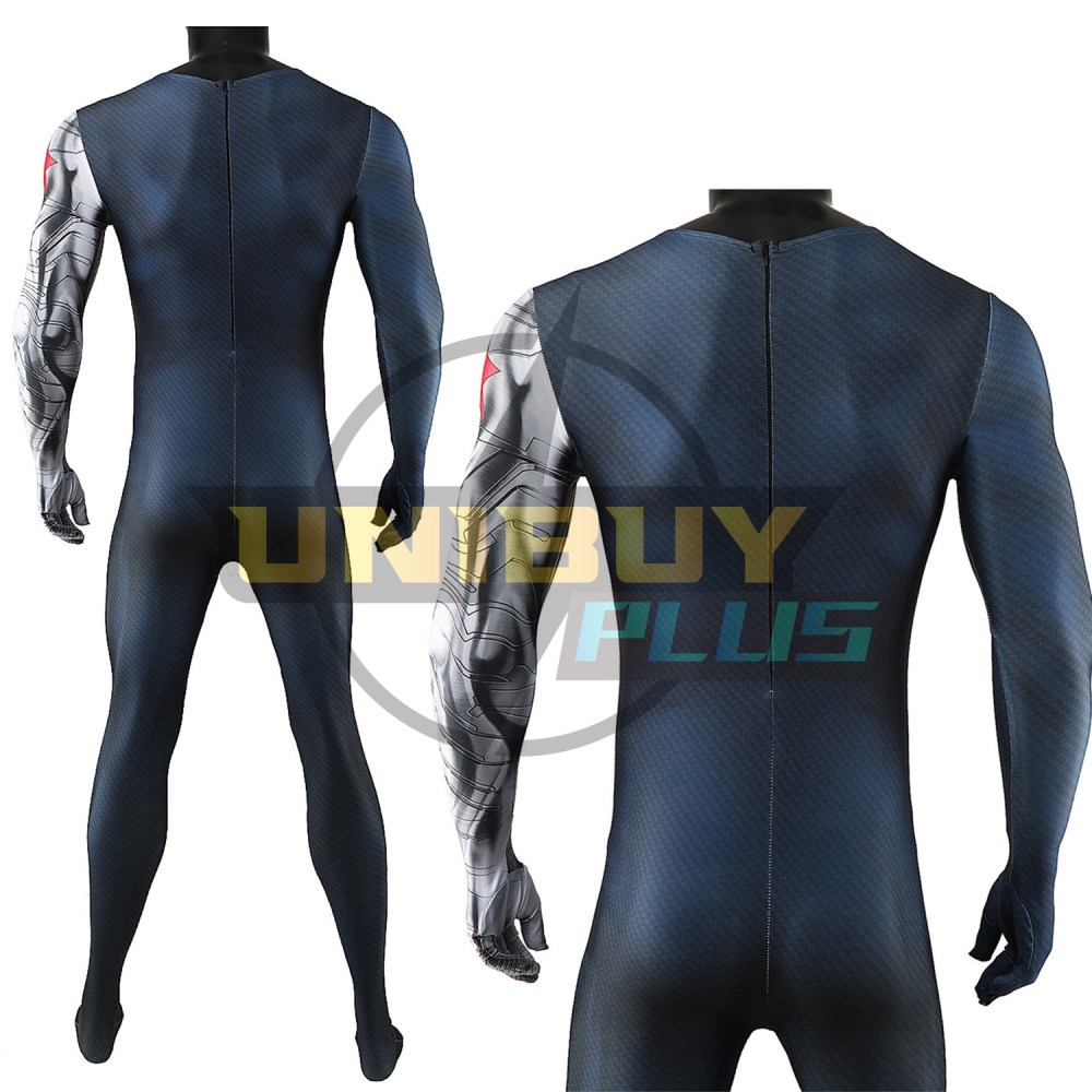 Captain America: The Winter Soldier Costume Cosplay Suit Bucky Barnes Bodysuit For Kids Adult Unibuyplus