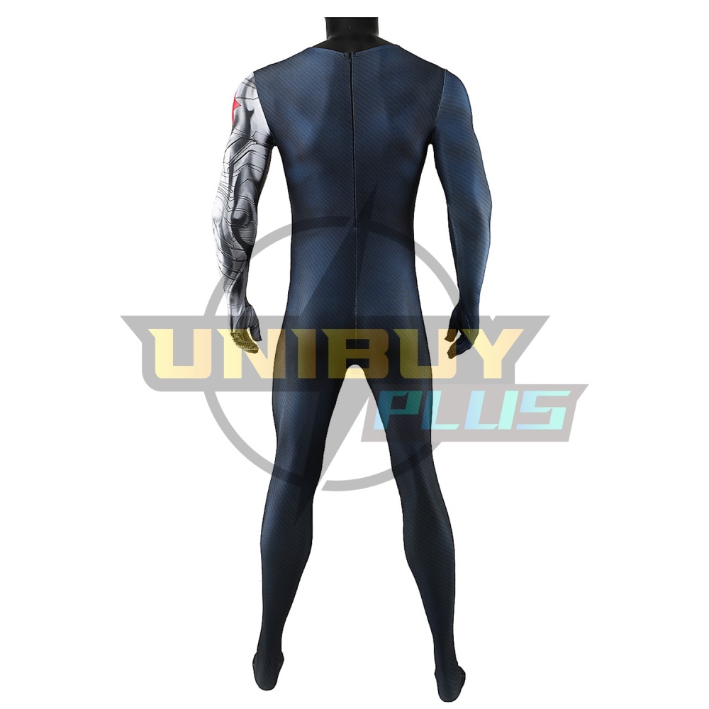 Captain America: The Winter Soldier Costume Cosplay Suit Bucky Barnes Bodysuit For Kids Adult Unibuyplus