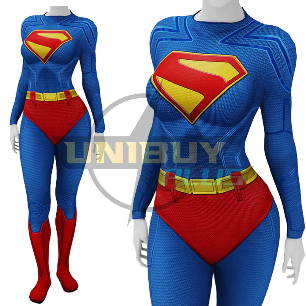 Superman: Legacy Female Ver Costume Cosplay Suit Bodysuit For Kids Adult Unibuyplus