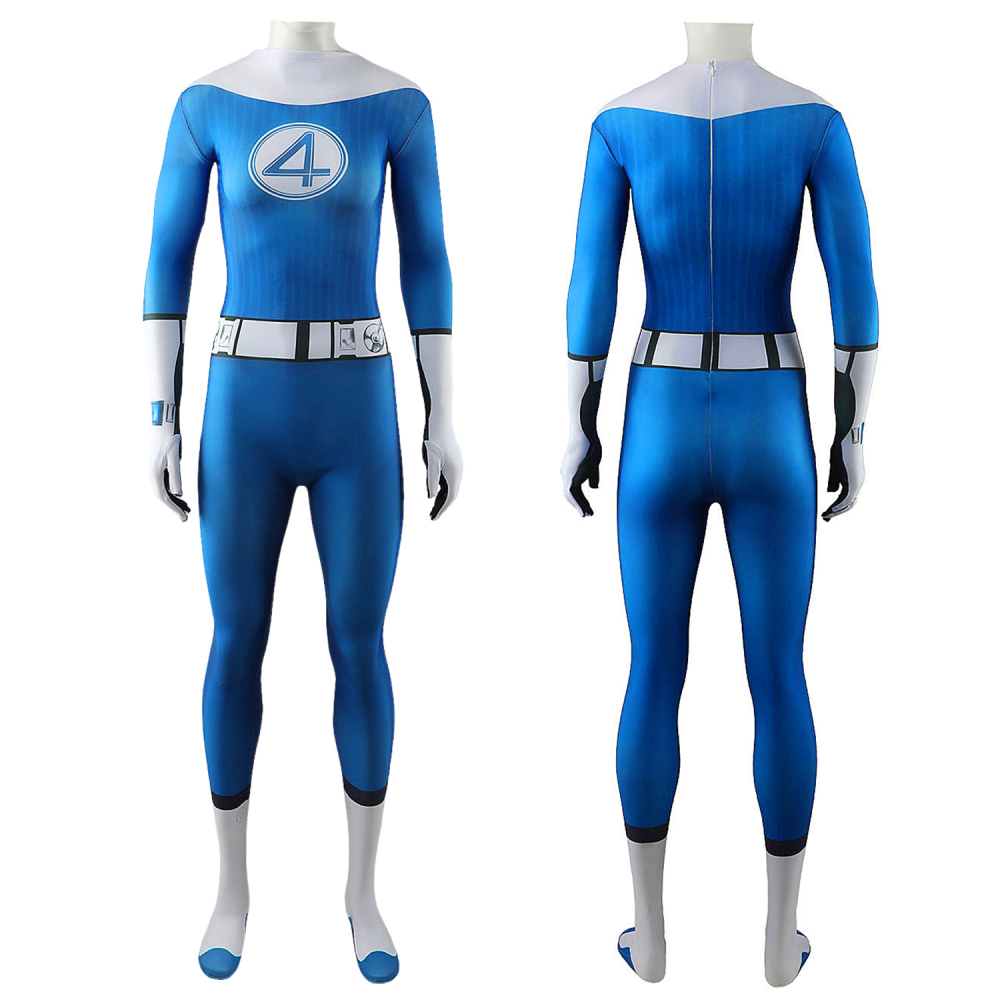 The Fantastic Four: First Steps Invisible Woman Costume Cosplay Suit Susan Storm Bodysuit For Kids Adult Unibuyplus