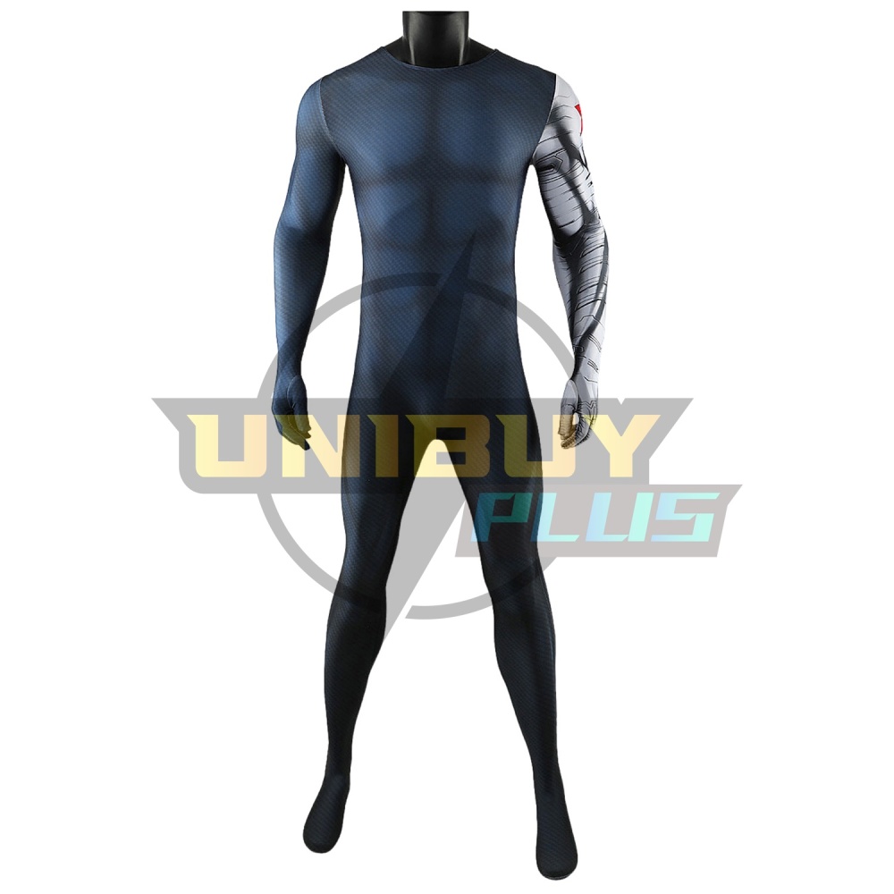 Captain America: The Winter Soldier Costume Cosplay Suit Bucky Barnes Bodysuit For Kids Adult Unibuyplus