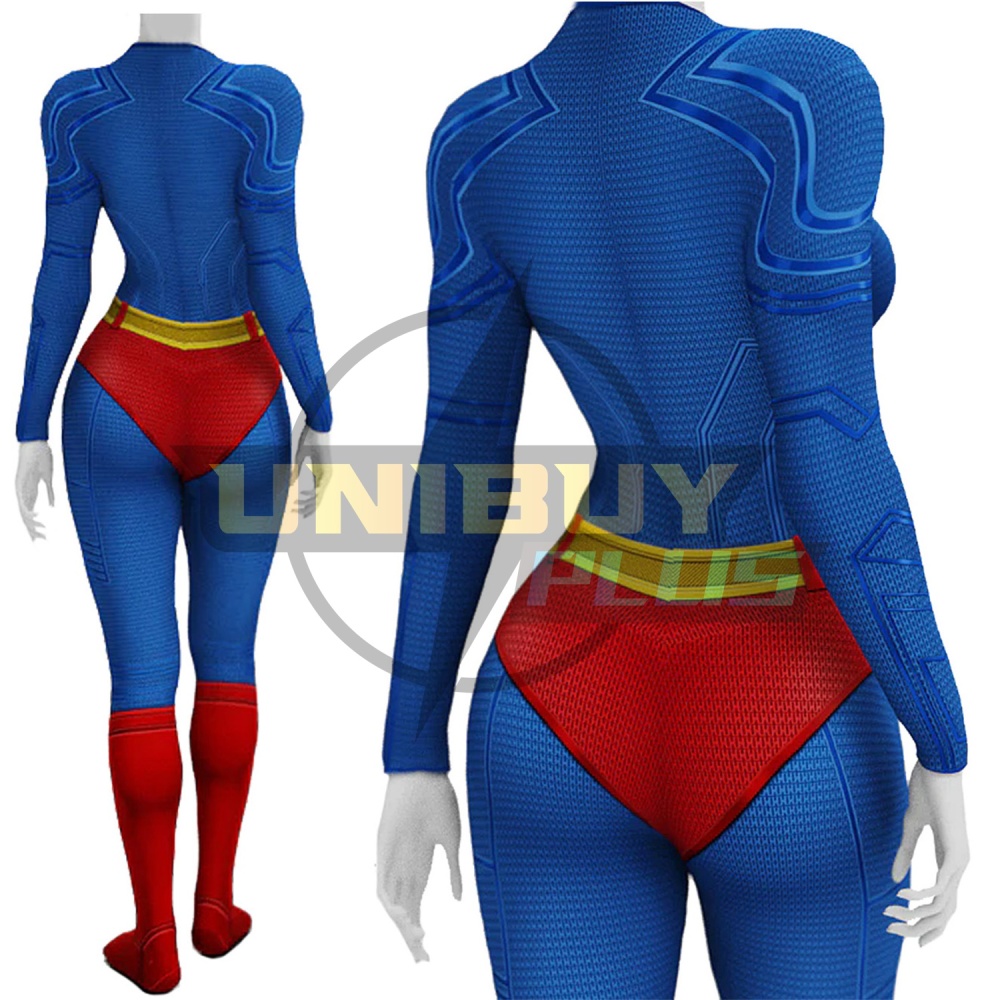 Superman: Legacy Female Ver Costume Cosplay Suit Bodysuit For Kids Adult Unibuyplus